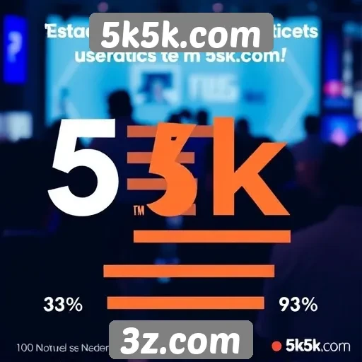 Estatísticas de usuários ativos em 5k5k.com