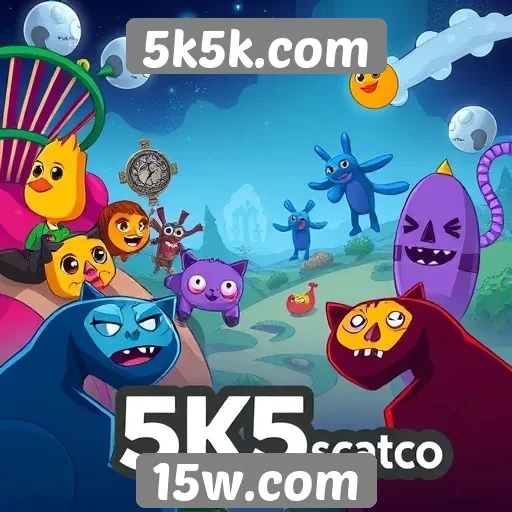 Acesso a jogos gratuitos no site 5k5k.com